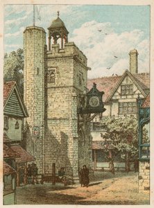 Die Internationale Gesundheitsausstellung in South Kensington, 1884: All-Hallows, Staining, London von English School