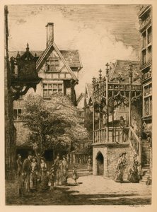 Die Internationale Gesundheitsausstellung in South Kensington: die alte Londoner Straße