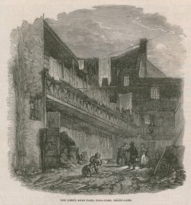 Der Kings Arms Yard, Coal Yard, Drury Lane von English School
