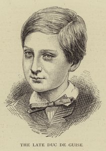 Der verstorbene Herzog von Guise (Stich) von English School