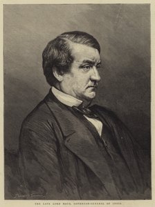 Der verstorbene Lord Mayo, Generalgouverneur von Indien (Stich) von English School