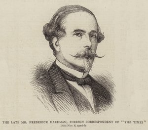 Der verstorbene Mr Frederick Hardman, Auslandskorrespondent der "The Times" von English School
