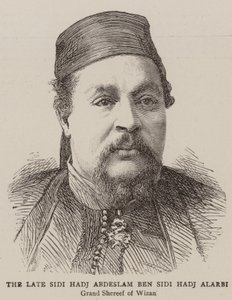 Der verstorbene Sidi Hadj Abdeslam Ben Sidi Hadj Alarbi (Gravur) von English School
