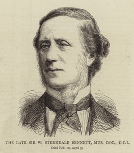Der verstorbene Sir W Sterndale Bennett, Mus Doc, DCL
