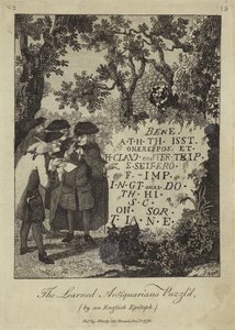 Der gelehrte Antiquar ist verwirrt von English School