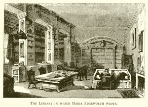 Die Bibliothek, in der Maria Edgeworth schrieb