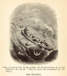 Das Rettungsboot (Gravur)