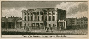 Die London Institution, Moorfields, London von English School
