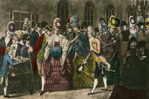 Der Long Room in Bagnigge Wells auf dem Höhepunkt der modischen Beliebtheit im Jahr 1772