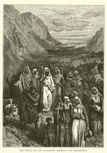 Der Marsch der Israeliten durch die Wüste