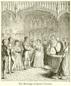 Die Hochzeit von Königin Victoria von English School