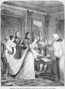 Die Hochzeit der Prinzessin Charlotte von Wales mit Prinz Leopold von Sachsen-Coburg, 2. Mai 1816