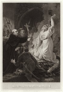 Das Martyrium von Erzbischof Cranmer von English School
