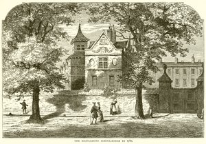 Die Marylebone Schule im Jahr 1780