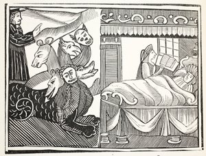 Das Wunder der Wunder, Illustration aus Chap-books of the Eighteenth Century von John Ashton, veröffentlicht 1882