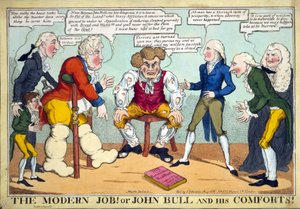 Der moderne Hiob! Oder John Bull und seine Tröstungen!, veröffentlicht 1816