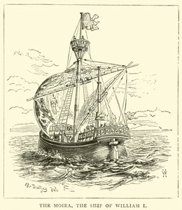 Die Moira, das Schiff von Wilhelm I. von English School