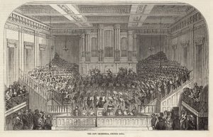 Das neue Orchester, Exeter Hall, London von English School