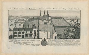 Die Nordansicht des Lincoln Palace, vom Minster aus gesehen von English School