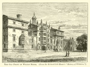 Die alte Front von Wilton House