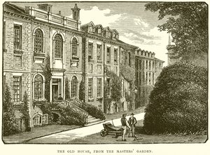 Das alte Haus, vom Garten des Meisters aus von English School