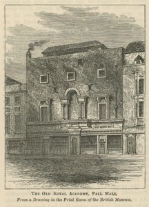 Die alte Königliche Akademie in Pall Mall