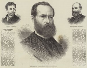 Die Orléans-Prinzen (Gravur) von English School