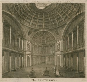 Das Pantheon, Oxford Street, London von English School