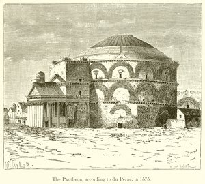Das Pantheon, nach du Perac, 1575 von English School