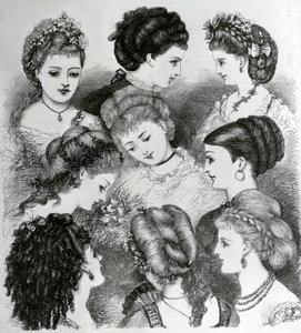 Die aktuellen Frisuren, 1870