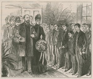 Der Prinz und die Prinzessin von Wales eröffnen das Working Lads Institute, Whitechapel