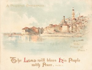 Der Friedensfürst, Weihnachtskarte von English School