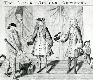 Der Quacksalber ausgetrickst, veröffentlicht von Sutton Nichols, 1558 von English School