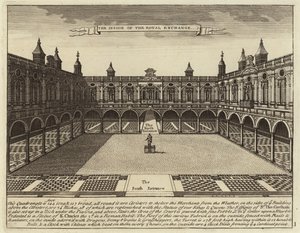 Der Innenhof der Royal Exchange
