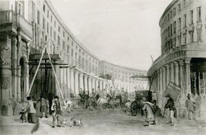 Der Quadrant, Regent Street, London von English School