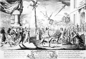 Die Rebellion dargestellt