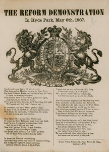 Die Reformdemonstration im Hyde Park, 6. Mai 1867