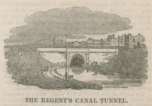Der Regents Canal Tunnel, Islington, London von English School