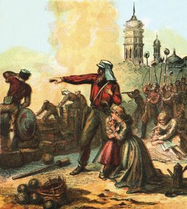 Die Befreiung von Lucknow von English School