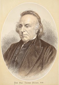 Der Rev. Thomas Binney, D.D., Illustration aus der Bildausgabe des Lebens und der Entdeckungen von David Livingstone von J. Ewing Richie, veröffentlicht von A. Fullarton & Co., 1876