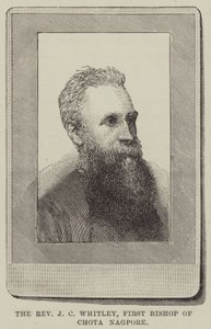 Der Reverend J C Whitley, erster Bischof von Chota Nagpore (Stich) von English School