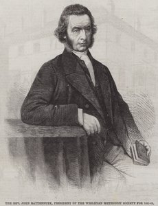 Der Reverend John Rattenbury, Präsident der Wesleyan Methodist Society für 1861-62 (Stich)