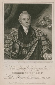 Der ehrenwerte George Bridges, Lord Mayor von London 1819-20