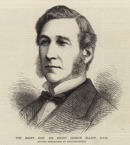 Der ehrenwerte Sir Henry George Elliot, GCB (Gravur)