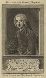 Der Ehrenwerte William Pitt, Esquire, einer der Hauptstaatssekretäre Seiner Majestät