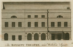 Das Royalty Theatre, Well Street, Wellclose Square, London