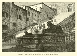 Die Scala Coeli, Treppen der Kirche St. Maria des Kapitols von English School