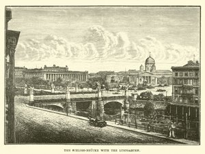 Die Schlossbrücke mit dem Lustgarten