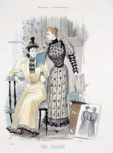 Die Saison, Modeplatte für Die Königin, September 1892