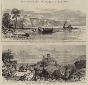 Das Urteil über Marschall Bazaine (Gravur) von English School